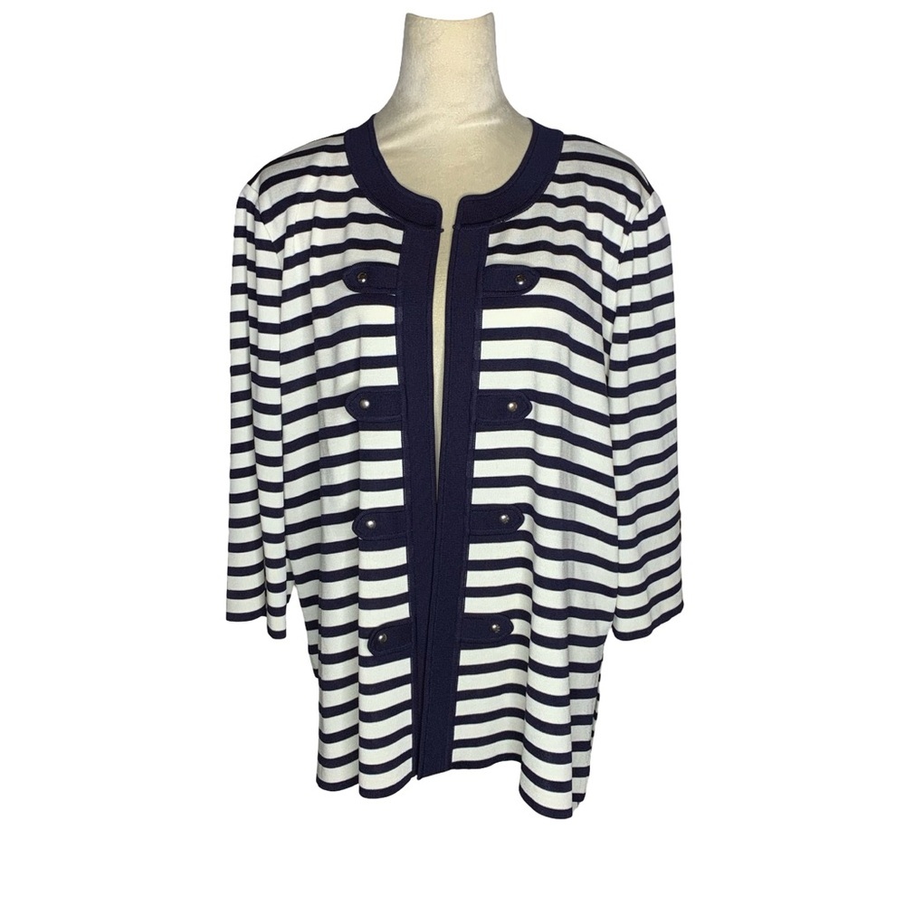 Ming Wang Blue and White Jacket